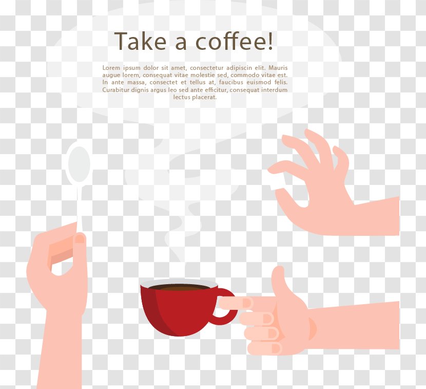 Coffee Adobe Illustrator - Finger - Vector Arm Transparent PNG