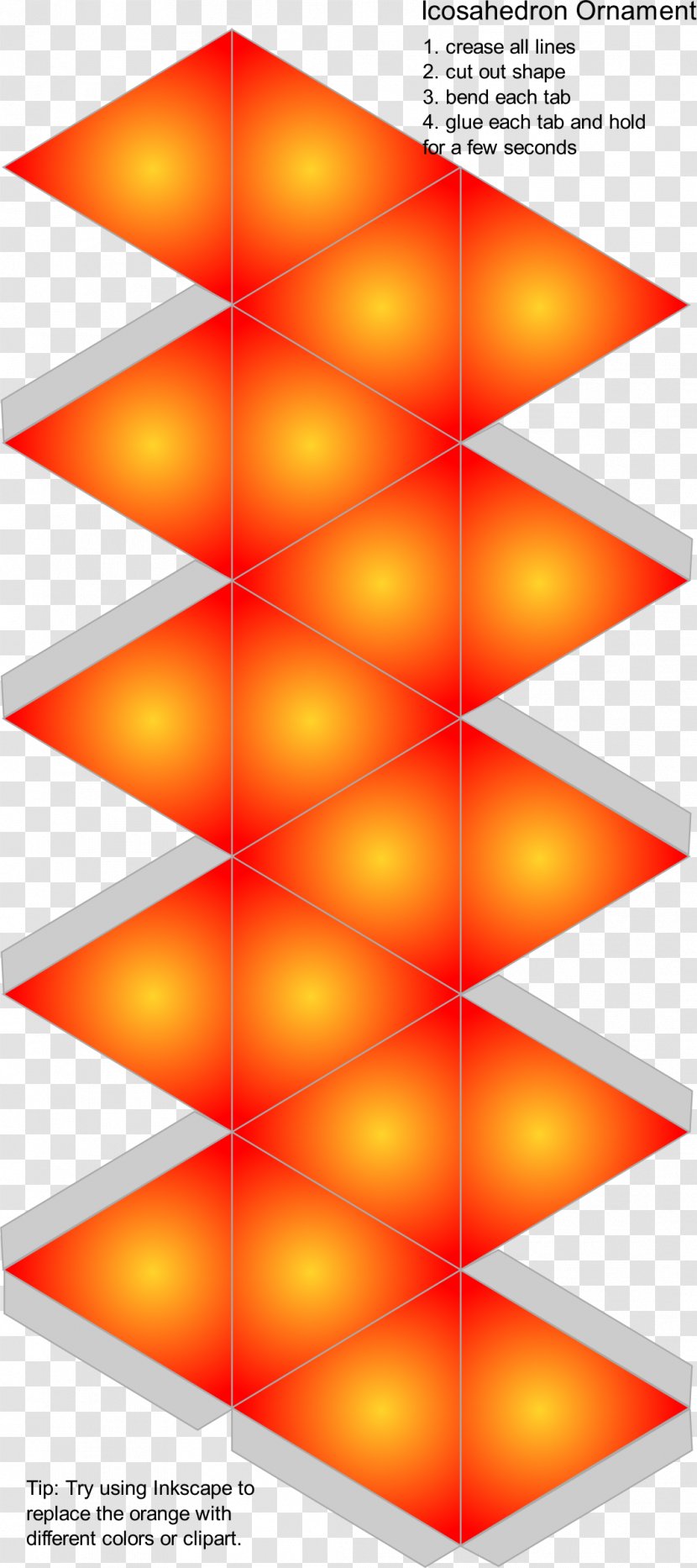Icosahedron Graphic Design Ornament Pattern - Symmetry - Tutankhamun Transparent PNG