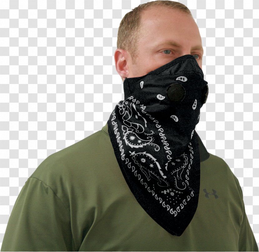 Handkerchief Mask Respirator Scarf - Balaclava - Gas Transparent PNG