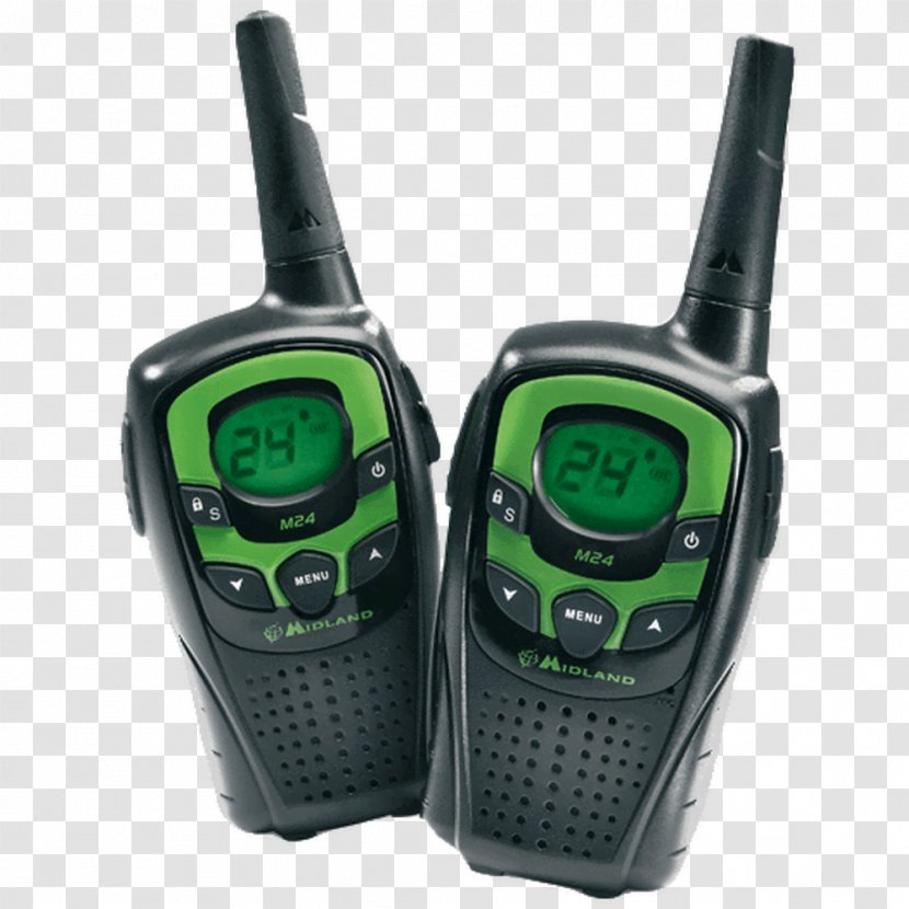 M48-S Walkie-Talkies Two-way Radio PMR446 Midland - Citizens Band Transparent PNG