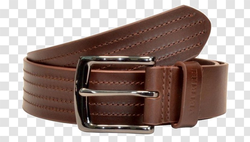 Belt Leather Buckle Strap - Brown Transparent PNG