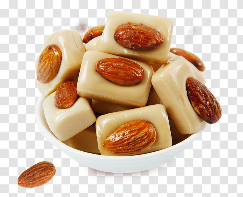 Marzipan Almond Milk Dessert Candy - Toffee Transparent PNG