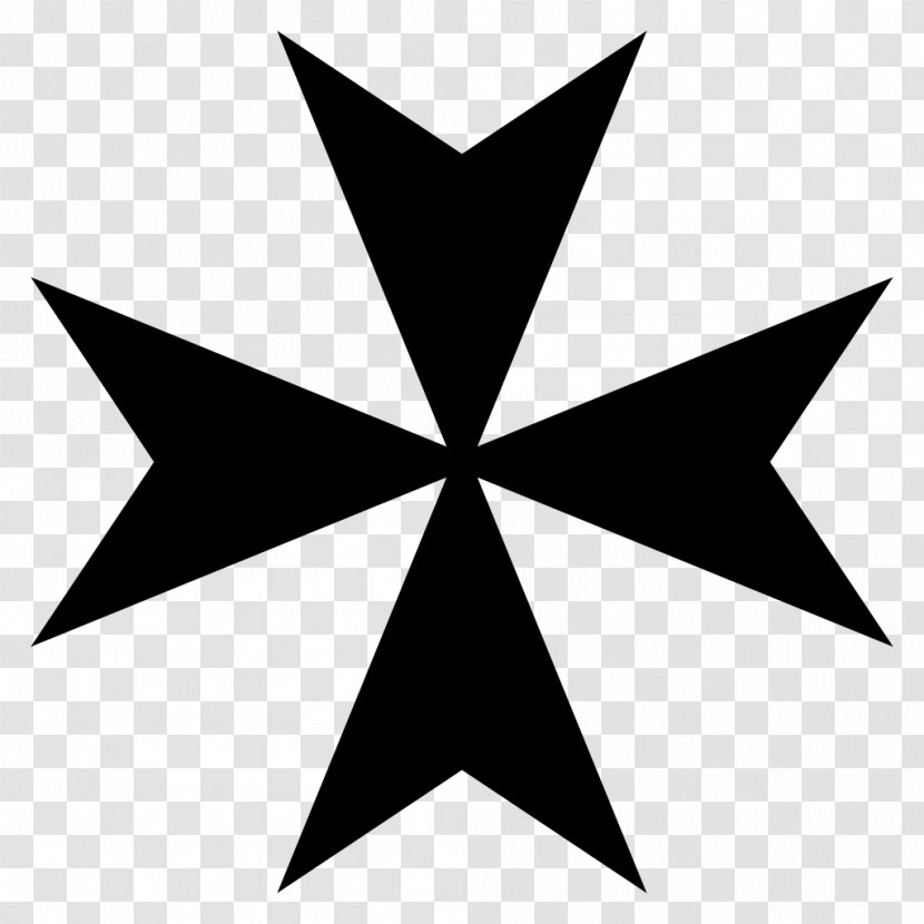 Order Of Saint John Lazarus Maltese Cross Knights Hospitaller Sovereign Military Malta - Symmetry - Christian Transparent PNG