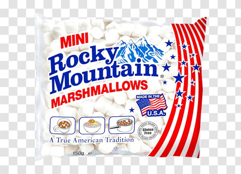 Marshmallow Creme Gelatin Dessert Gummi Candy Cuisine Of The United States - Rocky - Mountain Transparent PNG