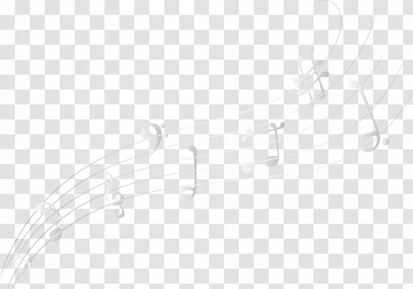 White Sketch - Silhouette - Hand Drawn Gray Notes Transparent PNG