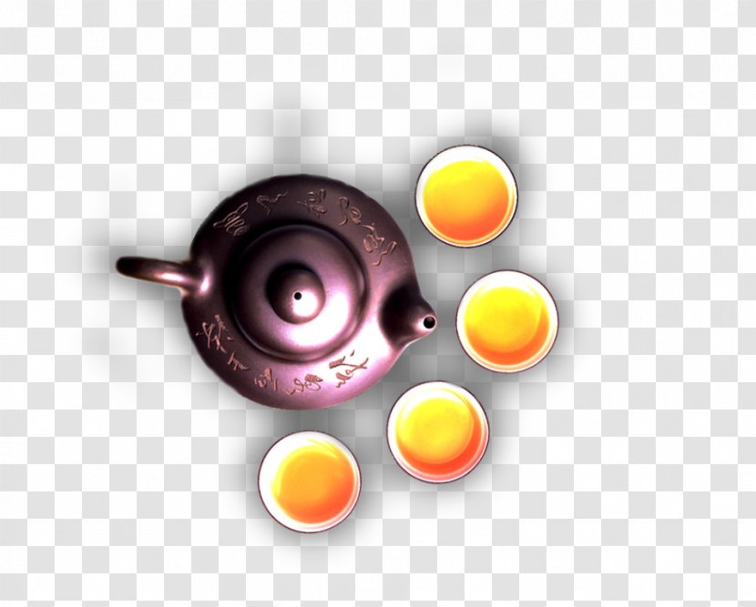 Frying Pan Egg Circle - Tea Transparent PNG