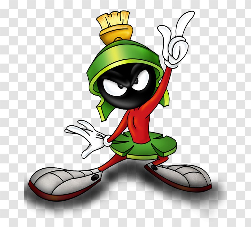 Marvin The Martian Tasmanian Devil Daffy Duck Bugs Bunny Tweety - Fictional Character - Amphibian Transparent PNG