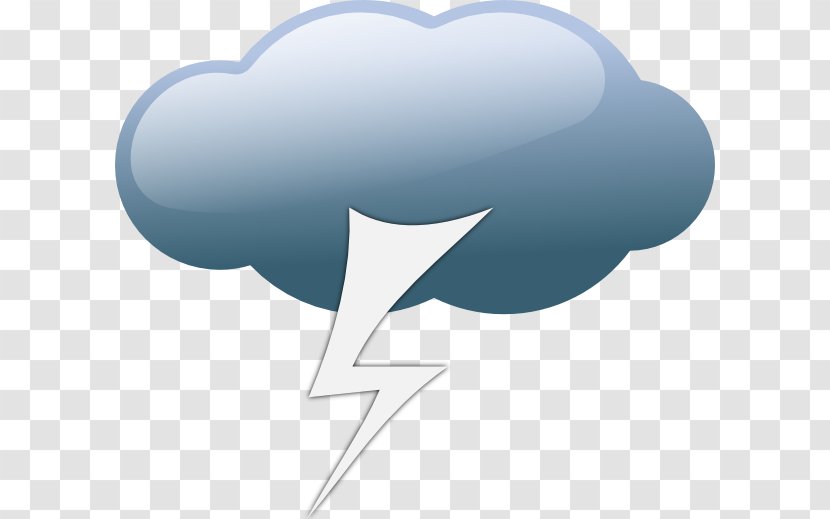 Lightning Cloud Thunderstorm Clip Art - Stormy Cliparts Transparent PNG