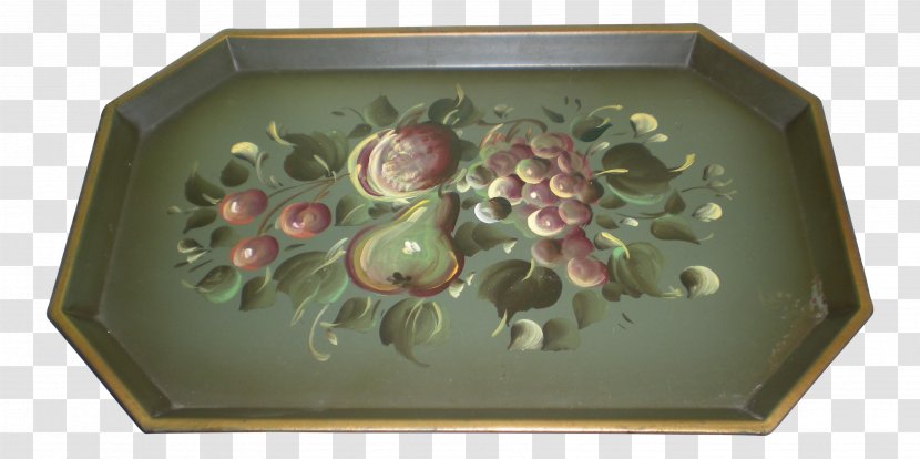 Ceramic Platter Tray Tableware - Dishware - Hand-painted Fruit Transparent PNG