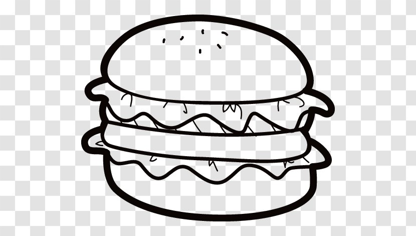 Hamburger Drawing Junk Food Fast - Hot Dog Transparent PNG