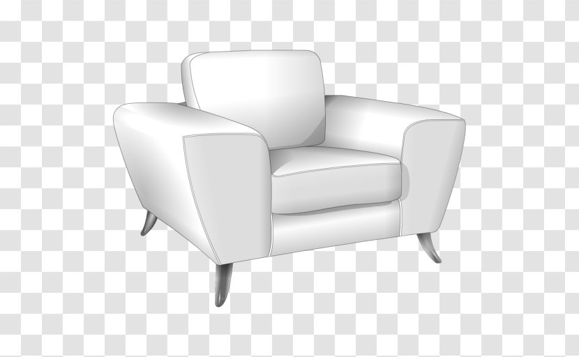 Loveseat Couch White - Furniture - Sofa Transparent PNG