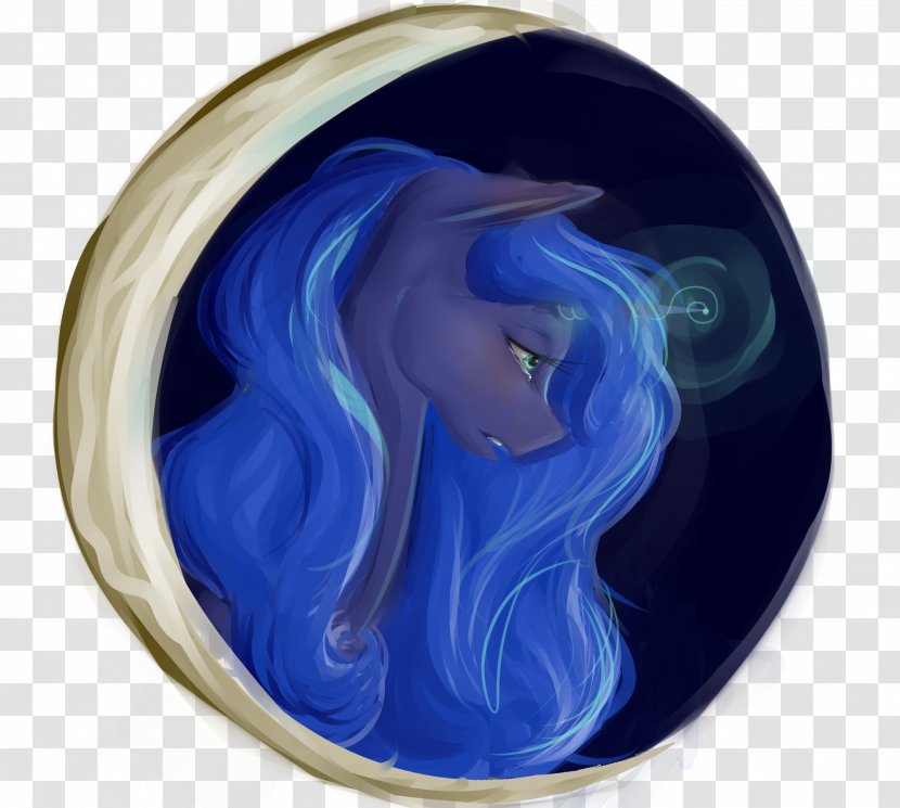 Fluttershy Drawing Electric Blue Kindness - Moon Transparent PNG