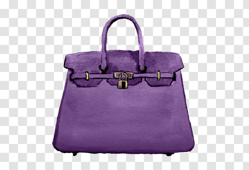 Tote Bag Chanel Handbag Birkin - Purple Transparent PNG