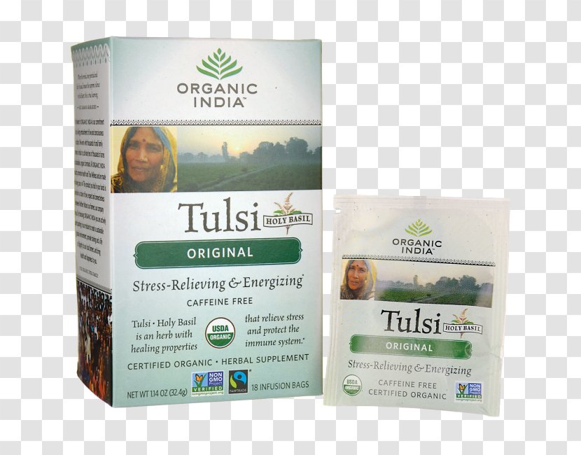 Green Tea Ginger Organic Food Holy Basil - Herbal Transparent PNG