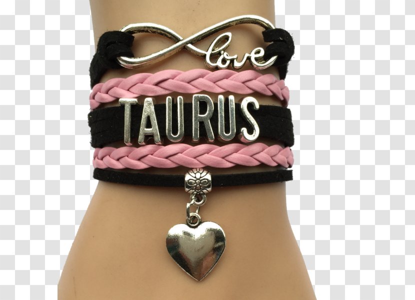 Charm Bracelet Zodiac Necklace Jewellery - Pink Transparent PNG