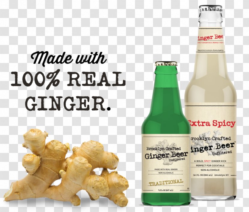 Ginger Ale Beer Carbonated Water Food - Restaurant Transparent PNG