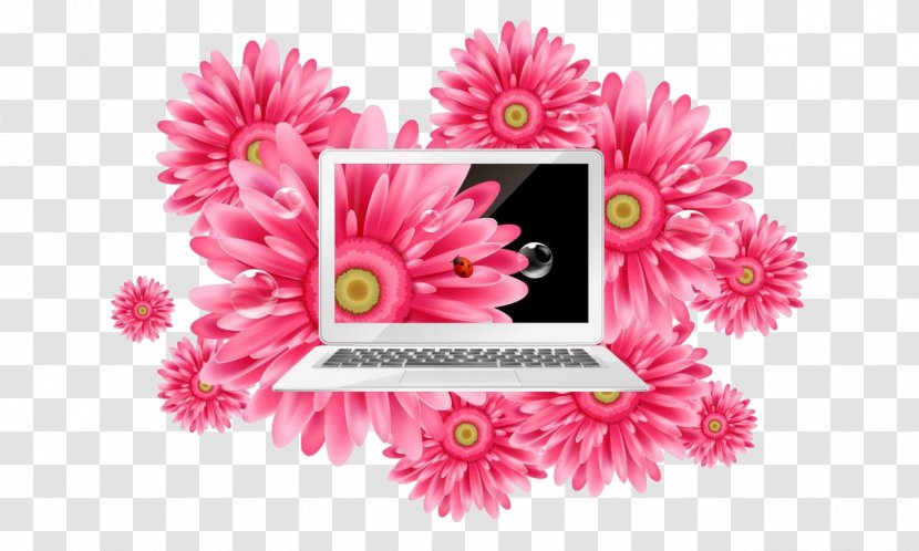 Flowers Background - Computer Monitors - Daisy Family Transparent PNG