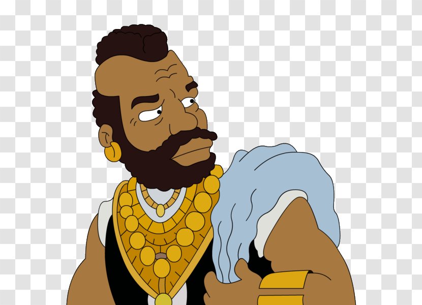 B. A. Baracus Treehouse Of Horror Actor Simpsons Already Did It Character - Mr T - Scold Transparent PNG