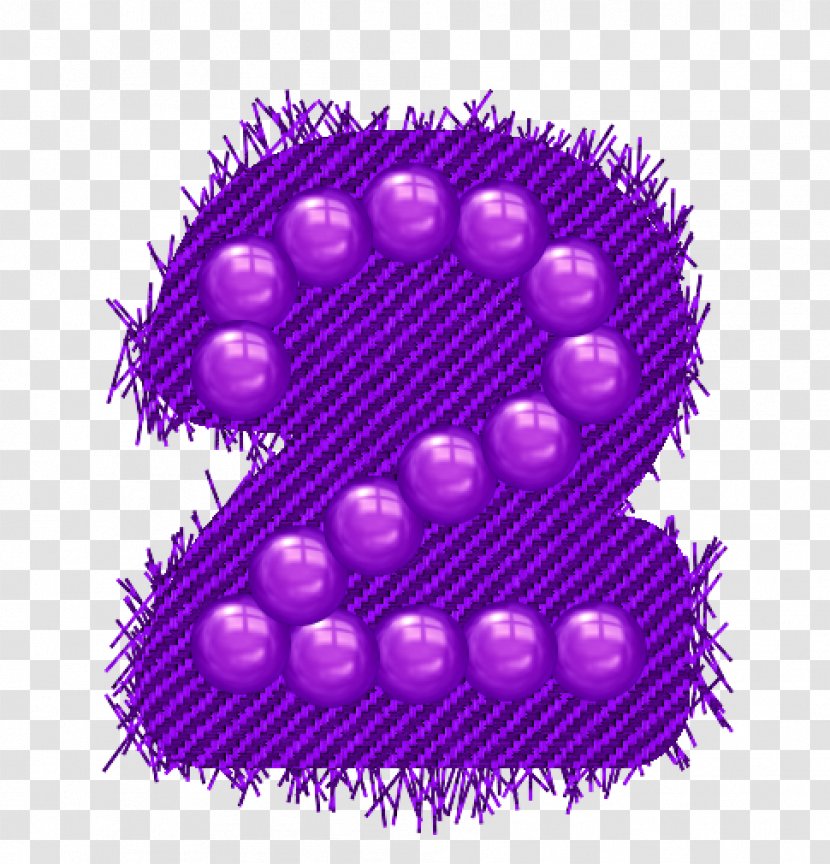 Organism Circle Font - Purple Transparent PNG
