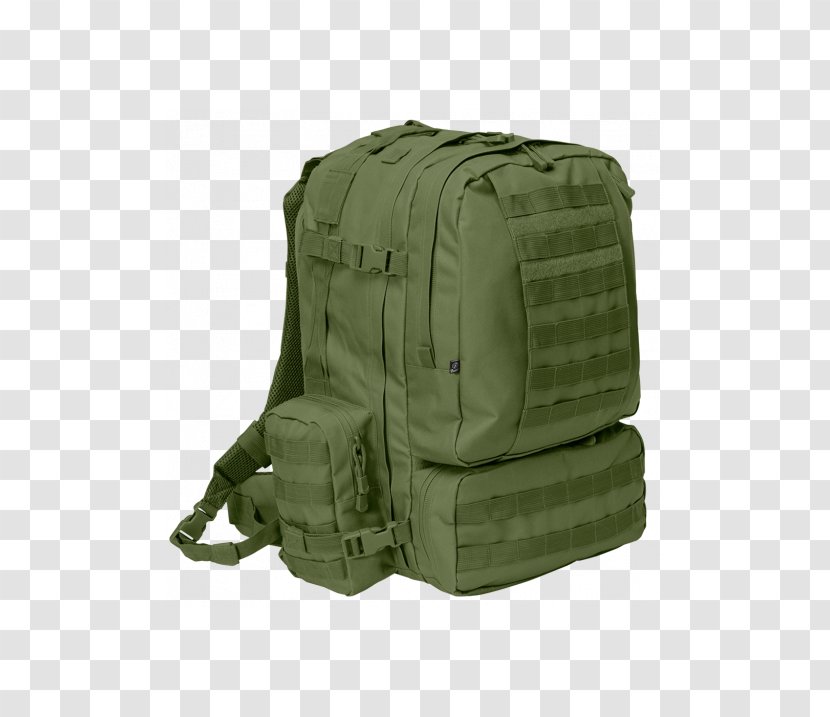 Backpack Brandit US Cooper M MOLLE Condor 3 Day Assault Pack Olive - Bag - Vans Green Transparent PNG