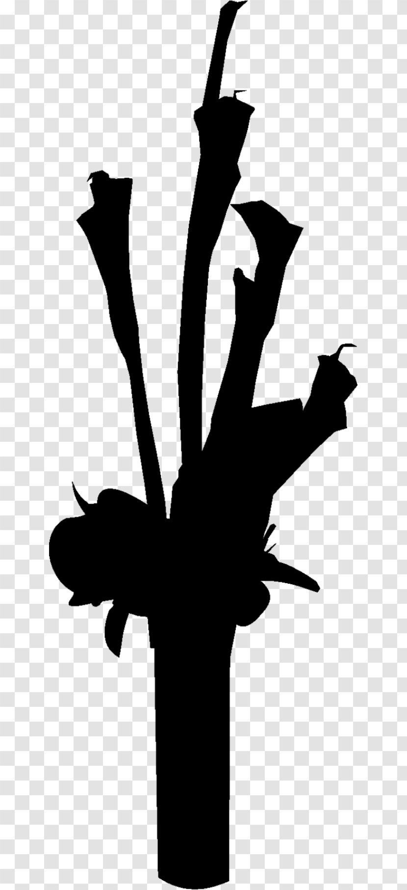 Clip Art Illustration Tree Silhouette Character - Blackandwhite - Fictional Transparent PNG