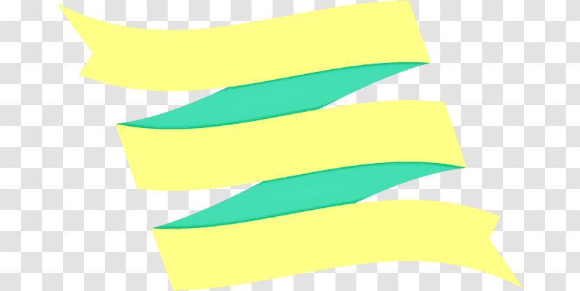 Green Yellow Line Font Transparent PNG