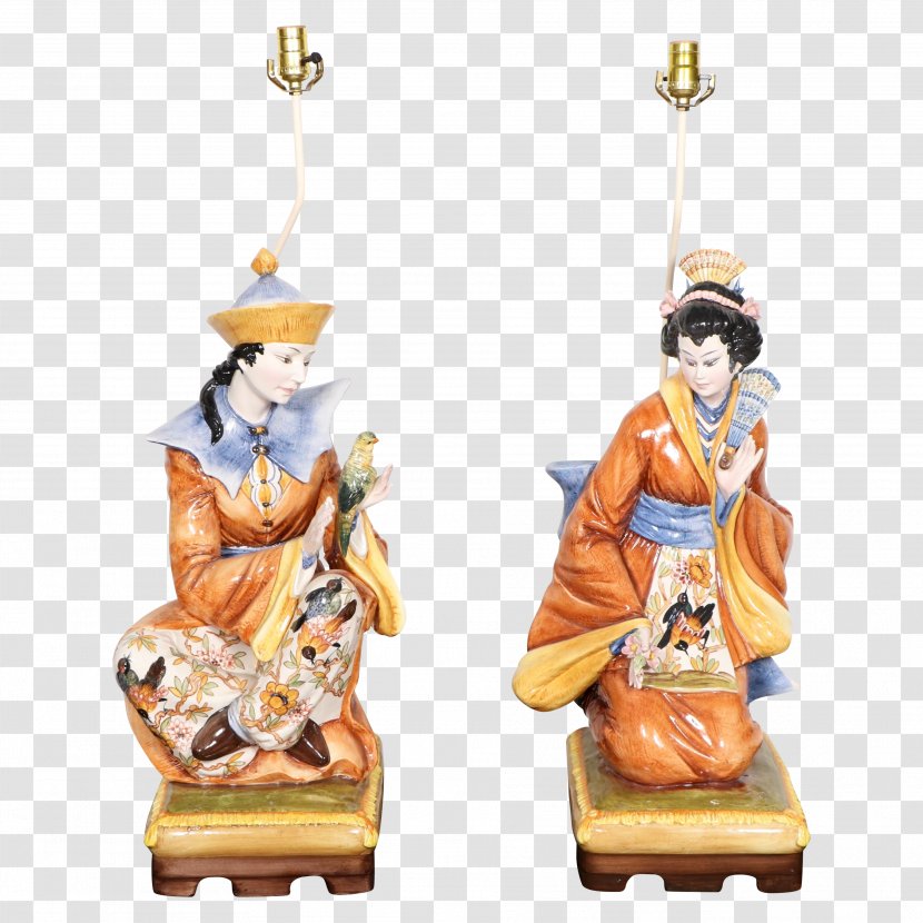 Figurine Electric Light Capodimonte Porcelain Lamp Shades - Candlestick - Hand Painted Chinese Painting Transparent PNG