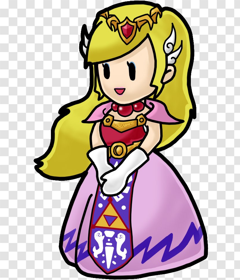 Paper Mario Princess Zelda Daisy Peach The Legend Of Zelda: Spirit Tracks - Model Transparent PNG
