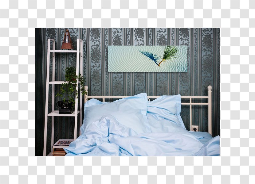 Bed Frame Sheets Duvet Covers Mattress Shelf - Sheet - Panorama Watercolor Transparent PNG