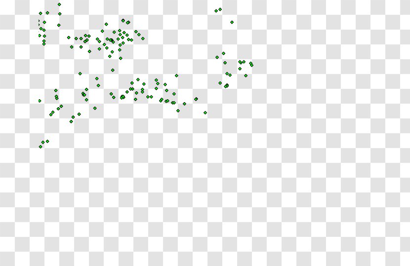 Line Point Green Font - Leaf Transparent PNG