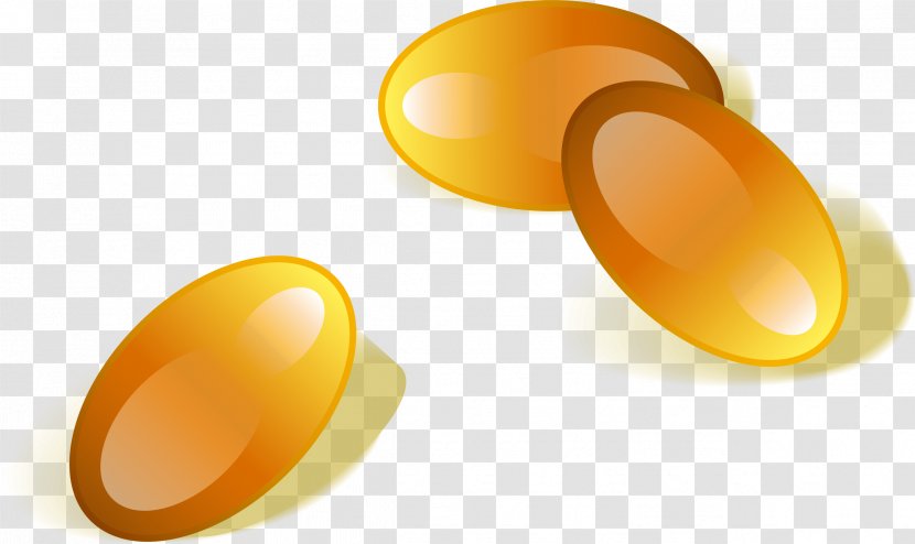 Yellow Sphere Egg - Pills Cartoon Transparent PNG