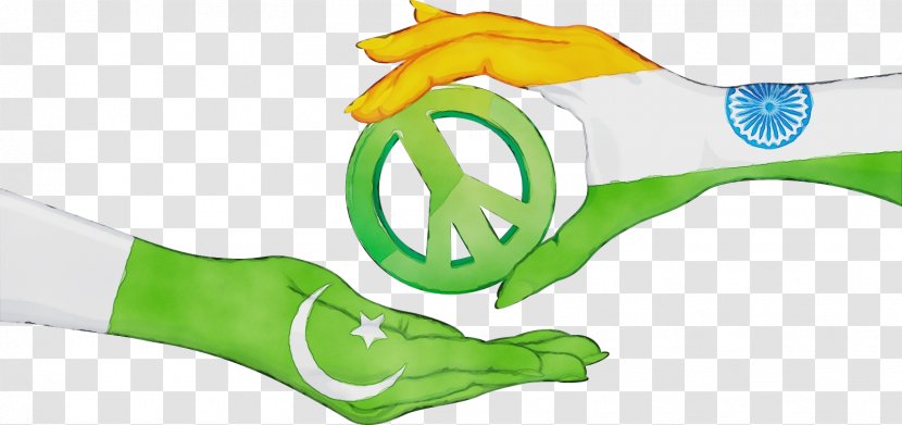 India Flag Watercolor - Of Pakistan - Green Transparent PNG