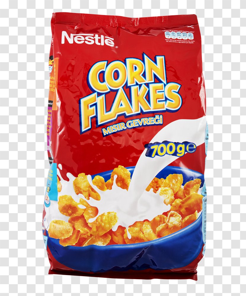 Corn Flakes Breakfast Cereal Muesli Nesquik Maize - Junk Food Transparent PNG