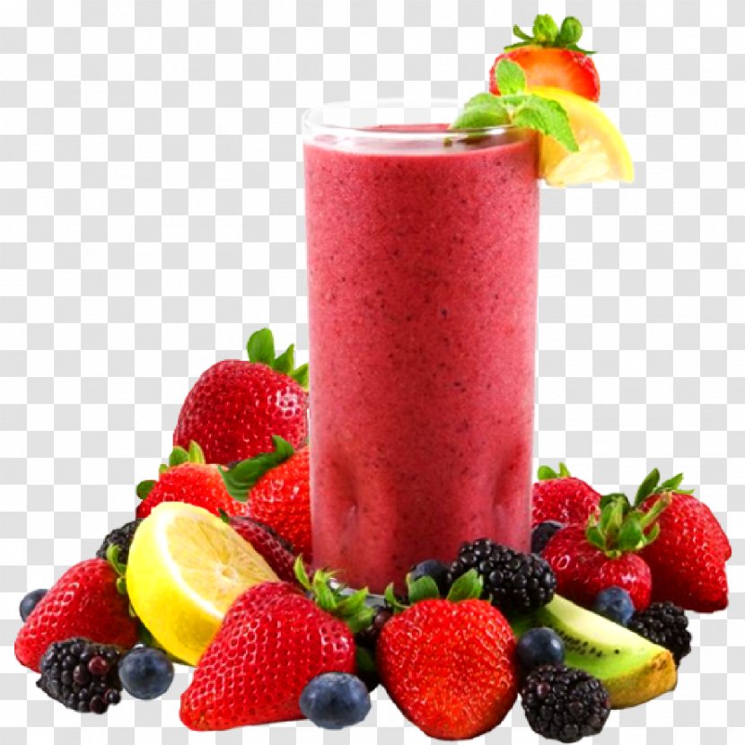 Strawberry Juice Smoothie Drink - Food - Milkshake Transparent PNG