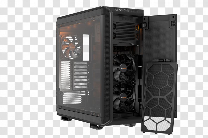 Computer Cases & Housings Be Quiet! ATX Orange Color - Quiet Transparent PNG