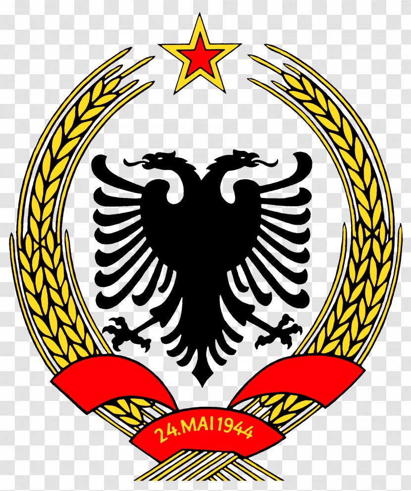 People's Socialist Republic Of Albania Coat Arms Communism - Beak - Chinese Party Transparent PNG