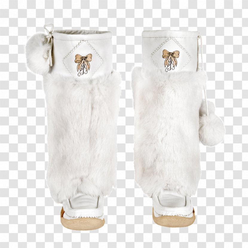 Mukluk White Shoe Fur Boot Transparent PNG