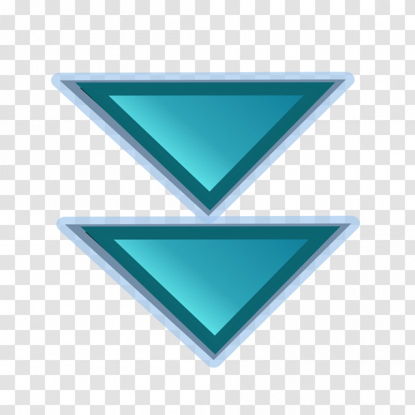 Triangle Turquoise - Angle Transparent PNG