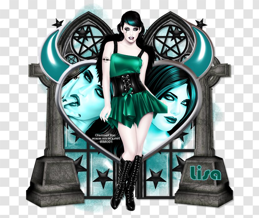 Character Figurine Teal Fiction - Fictional Transparent PNG