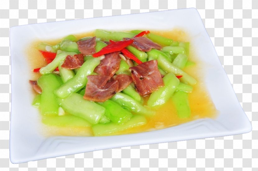 Ham Shuizhu Vegetarian Cuisine Stir Frying Luffa - Fried Transparent PNG
