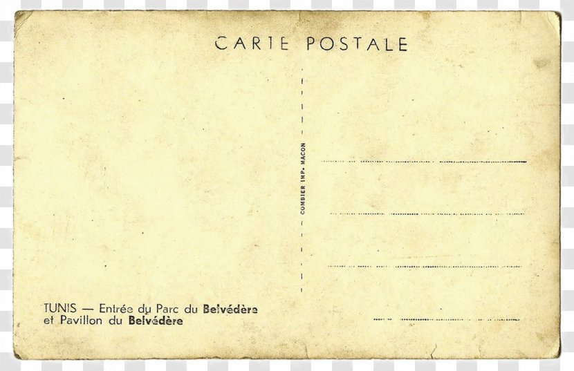 Paper Letter Postcard - Papel De Carta - Old Transparent PNG