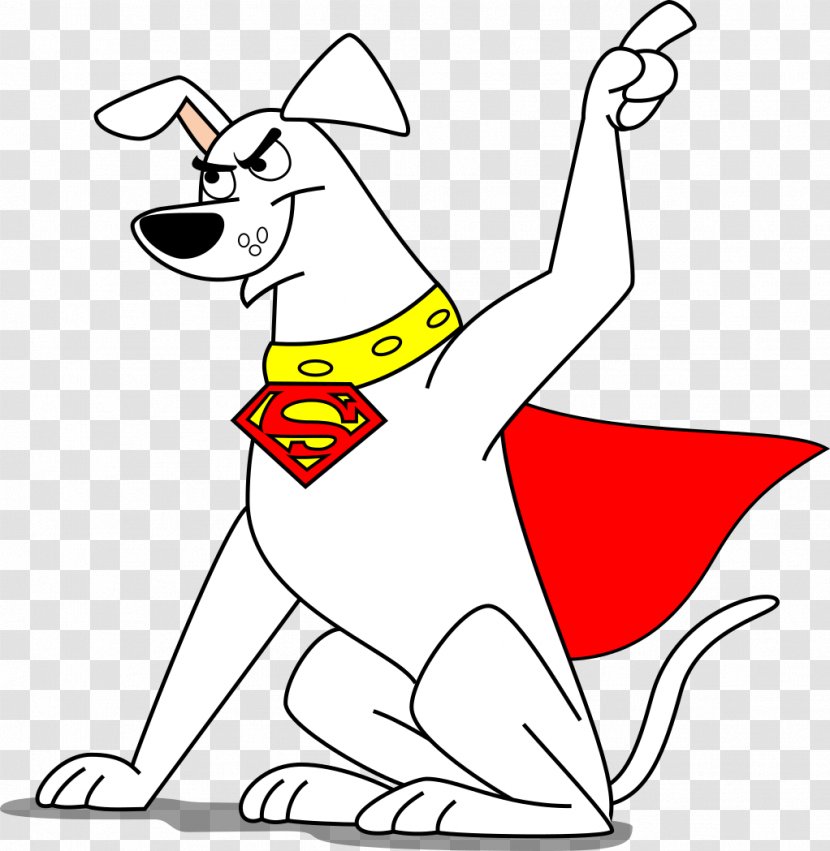 Superman Krypto Cartoon - Super B Transparent PNG