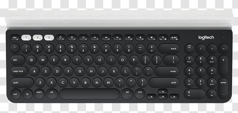 Computer Keyboard Wireless Logitech K780 Multi-Device - Electronics - K380 Unifying Transparent PNG