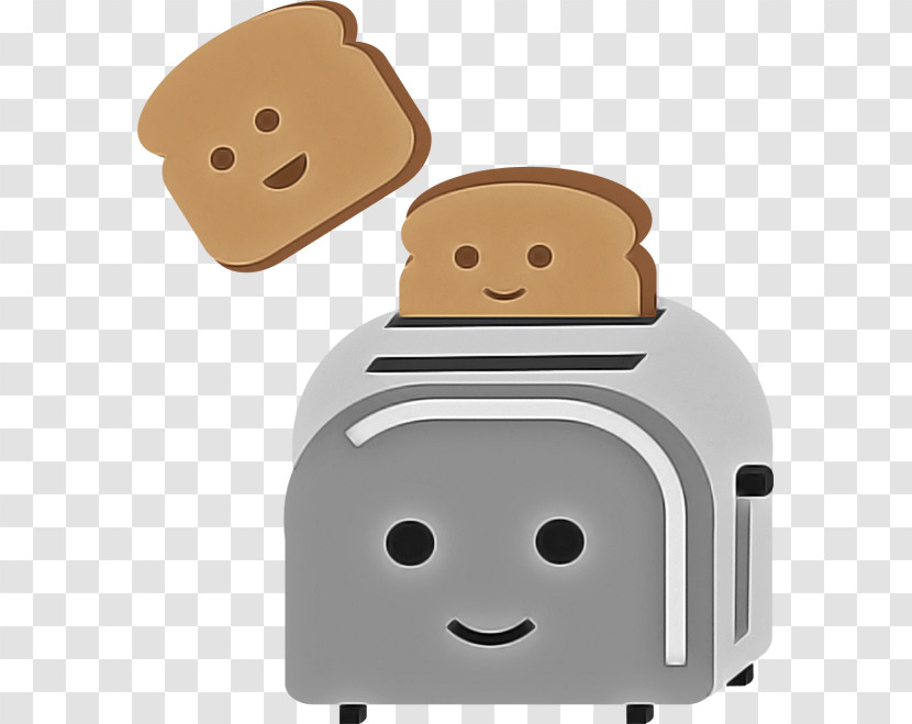 Toaster Smile Snack Transparent PNG
