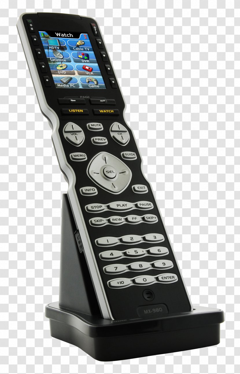 URC (Universal Remote Control) Controls Feature Phone MX-980 255 Device IR RF With Color LCD - Worth Remembering Moments Transparent PNG