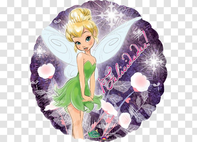 Tinker Bell Fairy Disney Fairies Toy Balloon - Watercolor Transparent PNG