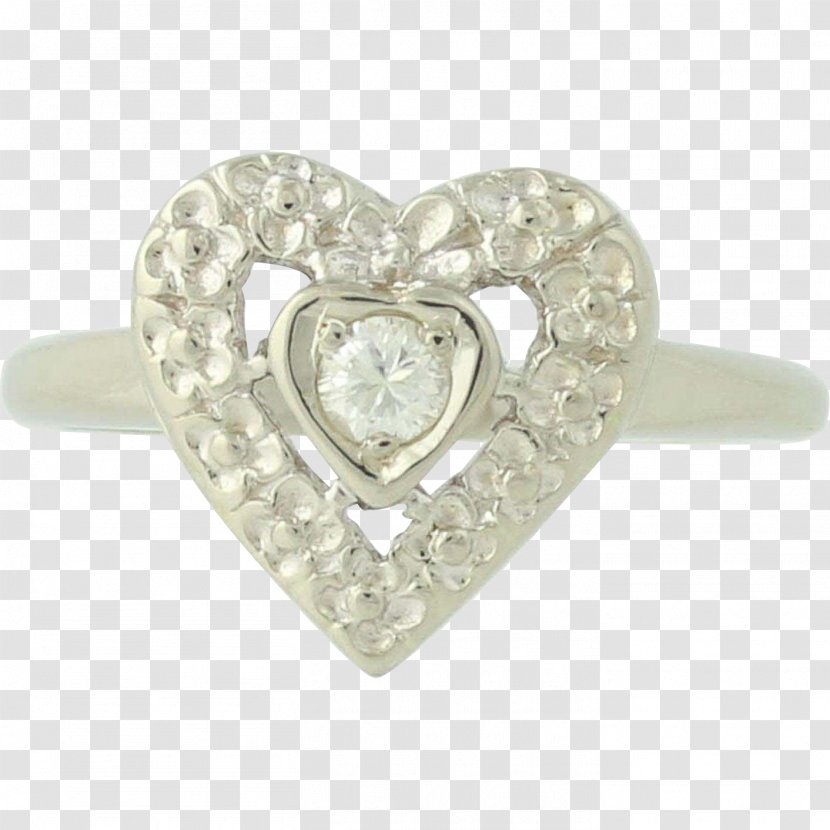 Ring Solitaire Gold Silver Diamond Transparent PNG
