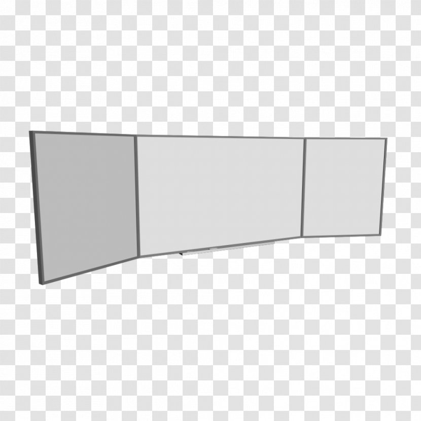 Rectangle Furniture - White Board Transparent PNG