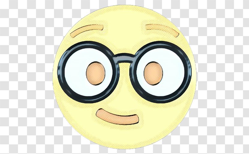 Emoticon - Cartoon - Glasses Smiley Transparent PNG