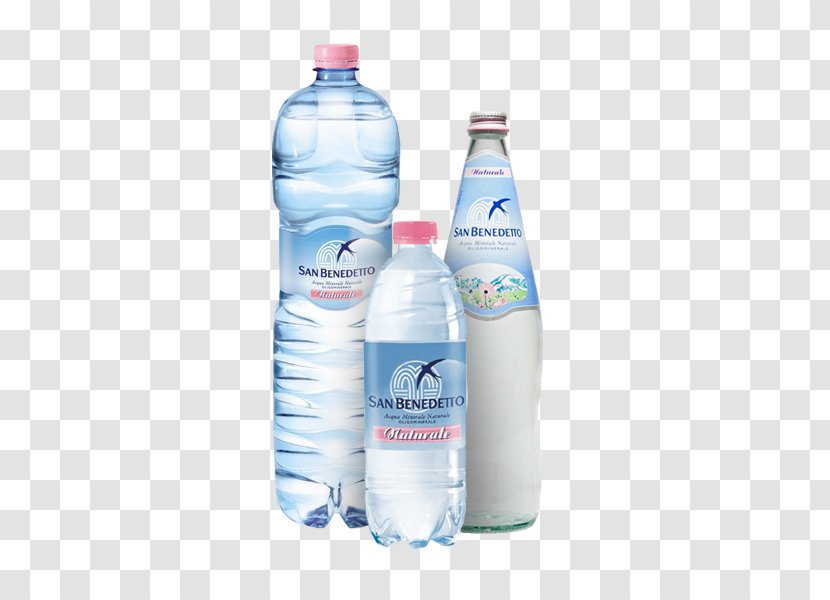 Acqua Minerale San Benedetto Mineral Water Bottle Sant'Anna - Liquid Transparent PNG